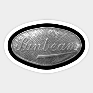 Sunbeam 1930s classic car logo Sticker